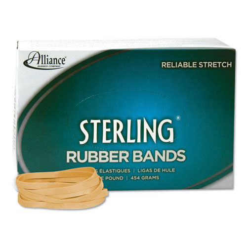 Alliance® wholesale. Sterling Rubber Bands, Size 64, 0.03" Gauge, Crepe, 1 Lb Box, 425-box. HSD Wholesale: Janitorial Supplies, Breakroom Supplies, Office Supplies.
