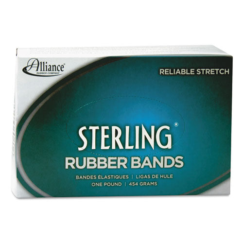 Alliance® wholesale. Sterling Rubber Bands, Size 105, 0.05" Gauge, Crepe, 1 Lb Box, 70-box. HSD Wholesale: Janitorial Supplies, Breakroom Supplies, Office Supplies.