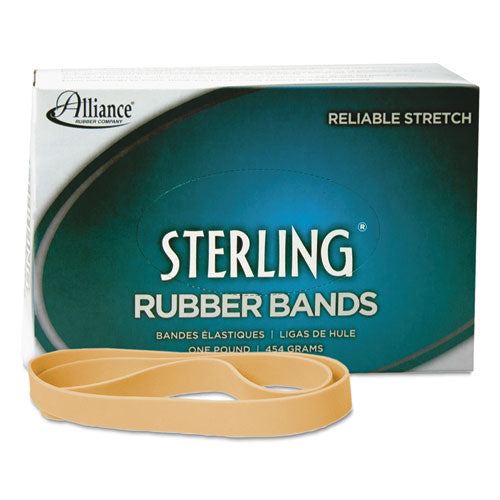 Alliance® wholesale. Sterling Rubber Bands, Size 105, 0.05" Gauge, Crepe, 1 Lb Box, 70-box. HSD Wholesale: Janitorial Supplies, Breakroom Supplies, Office Supplies.