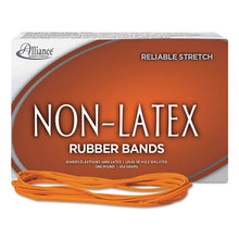 Load image into Gallery viewer, Alliance® wholesale. Non-latex Rubber Bands, Size 117b, 0.04&quot; Gauge, Orange, 1 Lb Box, 250-box. HSD Wholesale: Janitorial Supplies, Breakroom Supplies, Office Supplies.