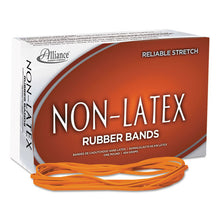 Load image into Gallery viewer, Alliance® wholesale. Non-latex Rubber Bands, Size 117b, 0.04&quot; Gauge, Orange, 1 Lb Box, 250-box. HSD Wholesale: Janitorial Supplies, Breakroom Supplies, Office Supplies.