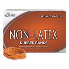 Load image into Gallery viewer, Alliance® wholesale. Non-latex Rubber Bands, Size 33, 0.04&quot; Gauge, Orange, 1 Lb Box, 720-box. HSD Wholesale: Janitorial Supplies, Breakroom Supplies, Office Supplies.