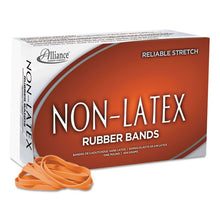 Load image into Gallery viewer, Alliance® wholesale. Non-latex Rubber Bands, Size 64, 0.04&quot; Gauge, Orange, 1 Lb Box, 380-box. HSD Wholesale: Janitorial Supplies, Breakroom Supplies, Office Supplies.