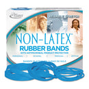 Alliance® wholesale. Antimicrobial Non-latex Rubber Bands, Size 117b, 0.06" Gauge, Cyan Blue, 4 Oz Box, 62-box. HSD Wholesale: Janitorial Supplies, Breakroom Supplies, Office Supplies.