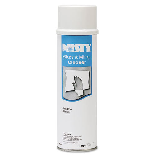 Misty® wholesale. Glass And Mirror Cleaner With Ammonia, 19 Oz Aerosol Spray, 12-carton. HSD Wholesale: Janitorial Supplies, Breakroom Supplies, Office Supplies.