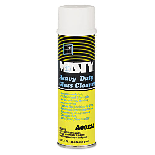 Misty® wholesale. Heavy-duty Glass Cleaner, Citrus, 20 Oz Aerosol Spray, 12-carton. HSD Wholesale: Janitorial Supplies, Breakroom Supplies, Office Supplies.