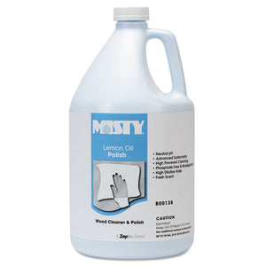 Misty® wholesale. Lemon Oil Furniture Polish, Lemon Scent, 1 Gal Bottle, 4-carton. HSD Wholesale: Janitorial Supplies, Breakroom Supplies, Office Supplies.