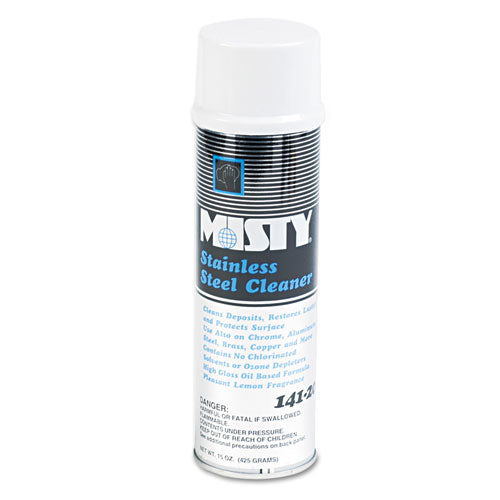 Misty® wholesale. Stainless Steel Cleaner And Polish, 15 Oz Aerosol Spray. HSD Wholesale: Janitorial Supplies, Breakroom Supplies, Office Supplies.