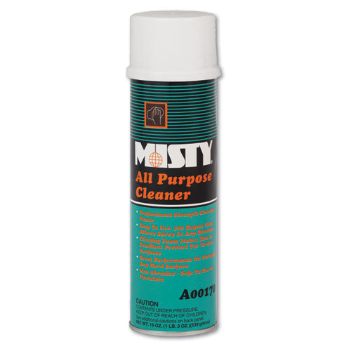 Misty® wholesale. All-purpose Cleaner, Mint Scent, 19 Oz Aerosol Spray, 12-carton. HSD Wholesale: Janitorial Supplies, Breakroom Supplies, Office Supplies.