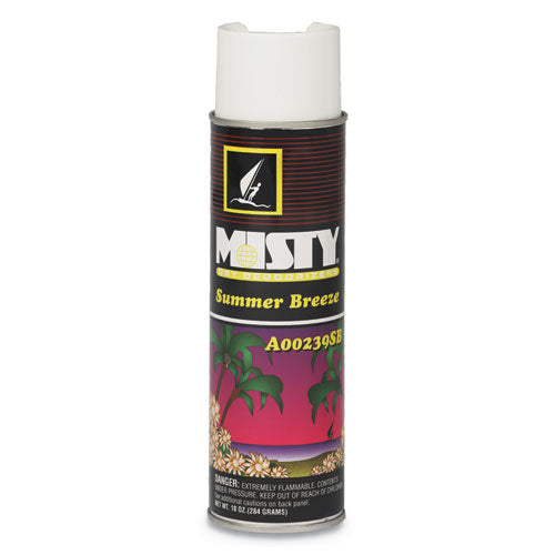 Misty® wholesale. Handheld Air Deodorizer, Summer Breeze, 10 Oz Aerosol, 12-carton. HSD Wholesale: Janitorial Supplies, Breakroom Supplies, Office Supplies.