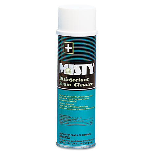 Misty® wholesale. Disinfectant Foam Cleaner, Fresh Scent, 19 Oz Aerosol Spray, 12-carton. HSD Wholesale: Janitorial Supplies, Breakroom Supplies, Office Supplies.