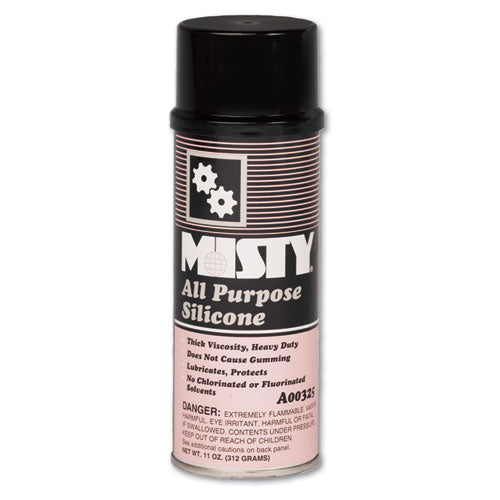 Misty® wholesale. All-purpose Silicone Spray Lubricant, Aerosol Can, 11oz, 12-carton. HSD Wholesale: Janitorial Supplies, Breakroom Supplies, Office Supplies.