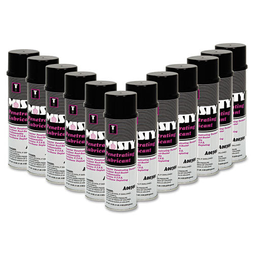 Misty® wholesale. Penetrating Lubricant Spray, 19-oz. Aerosol Can. HSD Wholesale: Janitorial Supplies, Breakroom Supplies, Office Supplies.
