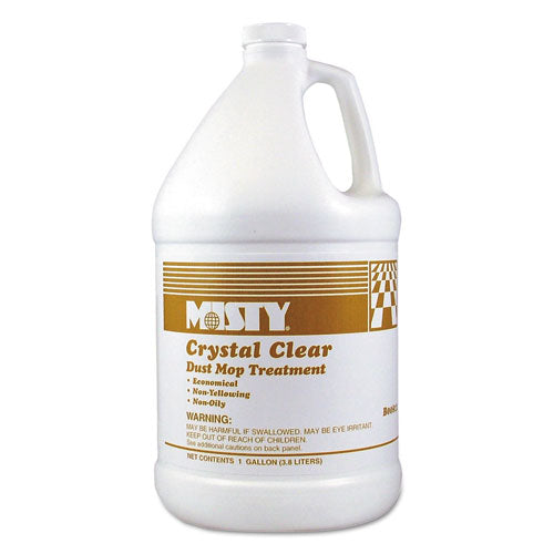 Misty® wholesale. Crystal Clear Dust Mop Treatment, Slightly Fruity Scent, 1 Gal Bottle. HSD Wholesale: Janitorial Supplies, Breakroom Supplies, Office Supplies.