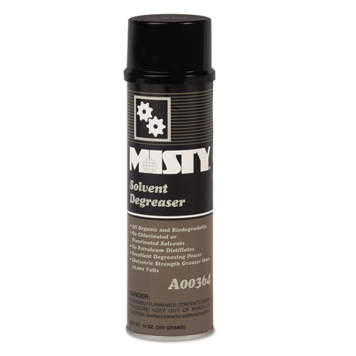 Misty® wholesale. Solvent Degreaser, 20 Oz Aerosol Spray. HSD Wholesale: Janitorial Supplies, Breakroom Supplies, Office Supplies.