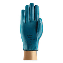 Load image into Gallery viewer, AnsellPro wholesale. Hynit Nitrile Gloves, Blue, Size 7 1-2, Dozen. HSD Wholesale: Janitorial Supplies, Breakroom Supplies, Office Supplies.