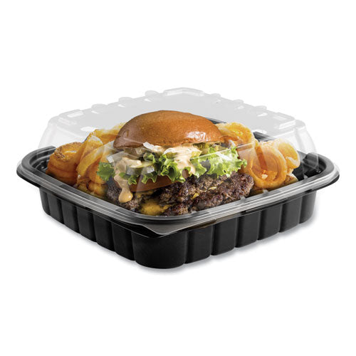 Anchor Packaging wholesale. Crisp Foods Technologies Containers, 33 Oz, 8.46 X 8.46 X 3.16, Clear-black, 180-carton. HSD Wholesale: Janitorial Supplies, Breakroom Supplies, Office Supplies.