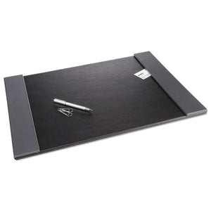 Artistic® wholesale. Monticello Desk Pad With Fold-out Sides, 24 X 19, Black. HSD Wholesale: Janitorial Supplies, Breakroom Supplies, Office Supplies.