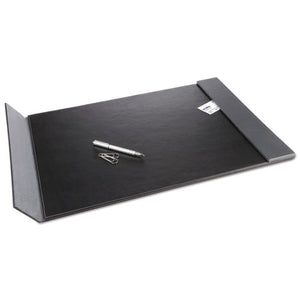 Artistic® wholesale. Monticello Desk Pad With Fold-out Sides, 24 X 19, Black. HSD Wholesale: Janitorial Supplies, Breakroom Supplies, Office Supplies.