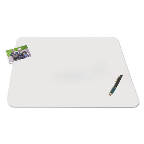 Artistic® wholesale. Krystalview Desk Pad With Antimicrobial Protection, 24 X 19, Matte Finish, Clear. HSD Wholesale: Janitorial Supplies, Breakroom Supplies, Office Supplies.