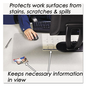 Artistic® wholesale. Krystalview Desk Pad With Antimicrobial Protection, 38 X 24, Gloss Finish, Clear. HSD Wholesale: Janitorial Supplies, Breakroom Supplies, Office Supplies.