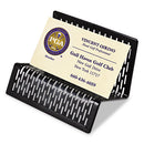 Artistic® wholesale. Urban Collection Punched Metal Business Card Holder, Holds 50 2 X 3 1-2, Black. HSD Wholesale: Janitorial Supplies, Breakroom Supplies, Office Supplies.