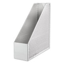 Artistic® wholesale. Urban Collection Punched Metal Magazine File, 3 1-2 X 10 X 11 1-2, White. HSD Wholesale: Janitorial Supplies, Breakroom Supplies, Office Supplies.