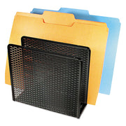 Artistic® wholesale. Urban Collection Punched Metal File Sorter, 3 Sections, Letter Size Files, 8" X 8" X 7.25", Black. HSD Wholesale: Janitorial Supplies, Breakroom Supplies, Office Supplies.