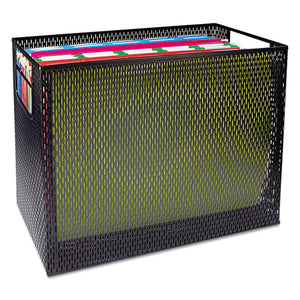 Artistic® wholesale. Urban Collection Punched Metal Desktop File, 1 Section, Letter To Legal Size Files, 13" X 5.75" X 10.75", Black. HSD Wholesale: Janitorial Supplies, Breakroom Supplies, Office Supplies.