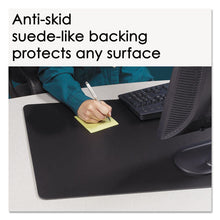 Load image into Gallery viewer, Artistic® wholesale. Rhinolin Ii Desk Pad With Antimicrobial Product Protection, 36 X 24, Black. HSD Wholesale: Janitorial Supplies, Breakroom Supplies, Office Supplies.