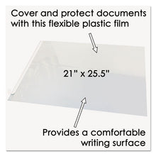Load image into Gallery viewer, Artistic® wholesale. Second Sight Clear Plastic Hinged Desk Protector, 25 1-2 X 21. HSD Wholesale: Janitorial Supplies, Breakroom Supplies, Office Supplies.