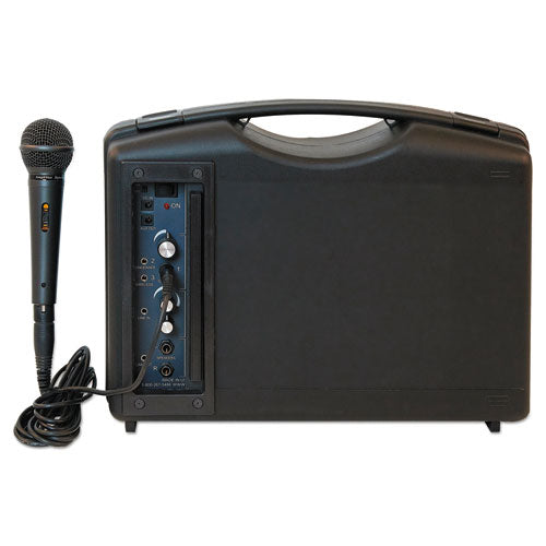 AmpliVox® wholesale. Bluetooth Audio Portable Buddy With Wired Mic, 50w, Black. HSD Wholesale: Janitorial Supplies, Breakroom Supplies, Office Supplies.