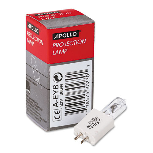 Apollo® wholesale. 360 Watt Overhead Projector Lamp, 82 Volt, 2-pin, Ceramic Base. HSD Wholesale: Janitorial Supplies, Breakroom Supplies, Office Supplies.