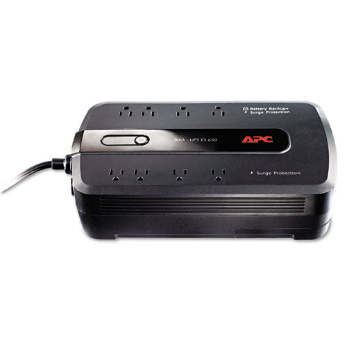 APC® wholesale. Be650g1 Back-ups Es 650 Battery Backup System, 8 Outlets, 650va, 340 J. HSD Wholesale: Janitorial Supplies, Breakroom Supplies, Office Supplies.