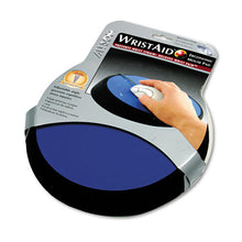 Load image into Gallery viewer, Allsop® wholesale. Wrist Aid Ergonomic Circular Mouse Pad, 9&quot; Dia., Cobalt. HSD Wholesale: Janitorial Supplies, Breakroom Supplies, Office Supplies.