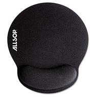 Allsop® wholesale. Mousepad Pro Memory Foam Mouse Pad With Wrist Rest, 9 X 10 X 1, Black. HSD Wholesale: Janitorial Supplies, Breakroom Supplies, Office Supplies.