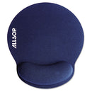 Allsop® wholesale. Mousepad Pro Memory Foam Mouse Pad With Wrist Rest, 9 X 10 X 1, Blue. HSD Wholesale: Janitorial Supplies, Breakroom Supplies, Office Supplies.