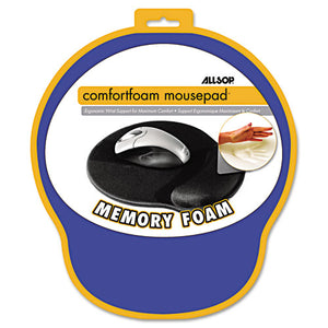 Allsop® wholesale. Mousepad Pro Memory Foam Mouse Pad With Wrist Rest, 9 X 10 X 1, Blue. HSD Wholesale: Janitorial Supplies, Breakroom Supplies, Office Supplies.