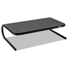 Load image into Gallery viewer, Allsop® wholesale. Metal Art Monitor Stand, 19&quot; X 12.5&quot; X 5.25&quot;, Black, Supports 30 Lbs. HSD Wholesale: Janitorial Supplies, Breakroom Supplies, Office Supplies.