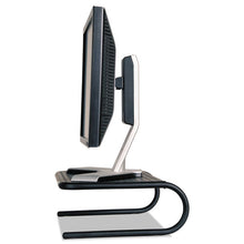 Load image into Gallery viewer, Allsop® wholesale. Metal Art Monitor Stand, 19&quot; X 12.5&quot; X 5.25&quot;, Black, Supports 30 Lbs. HSD Wholesale: Janitorial Supplies, Breakroom Supplies, Office Supplies.