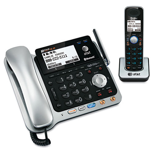 AT&T® wholesale. Tl86109 Two-line Dect 6.0 Phone System With Bluetooth. HSD Wholesale: Janitorial Supplies, Breakroom Supplies, Office Supplies.