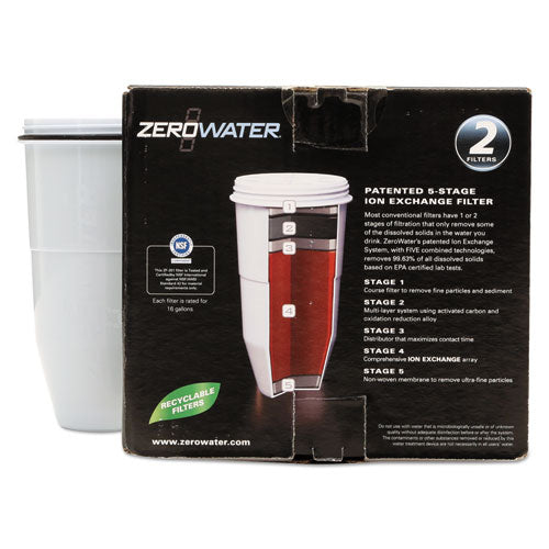 Avanti wholesale. AVANTI Zerowater Replacement Filtering Bottle Filter, 4 Dia X 7 H, 2-pack. HSD Wholesale: Janitorial Supplies, Breakroom Supplies, Office Supplies.