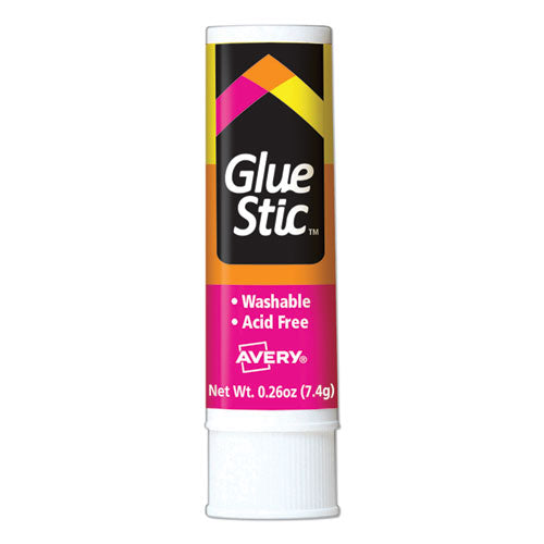 Avery® wholesale. AVERY Permanent Glue Stic, 0.26 Oz, Applies White, Dries Clear. HSD Wholesale: Janitorial Supplies, Breakroom Supplies, Office Supplies.
