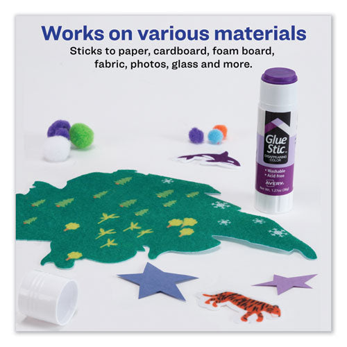 Avery® wholesale. AVERY Permanent Glue Stic, 1.27 Oz, Applies Purple, Dries Clear. HSD Wholesale: Janitorial Supplies, Breakroom Supplies, Office Supplies.