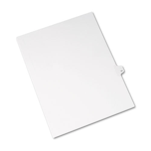 Avery® wholesale. AVERY Preprinted Legal Exhibit Side Tab Index Dividers, Avery Style, 10-tab, 17, 11 X 8.5, White, 25-pack, (1017). HSD Wholesale: Janitorial Supplies, Breakroom Supplies, Office Supplies.
