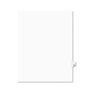 Avery® wholesale. AVERY Preprinted Legal Exhibit Side Tab Index Dividers, Avery Style, 10-tab, 20, 11 X 8.5, White, 25-pack, (1020). HSD Wholesale: Janitorial Supplies, Breakroom Supplies, Office Supplies.