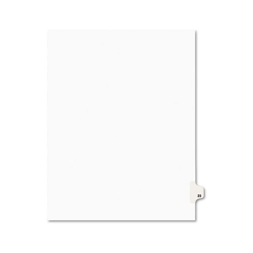 Avery® wholesale. AVERY Preprinted Legal Exhibit Side Tab Index Dividers, Avery Style, 10-tab, 23, 11 X 8.5, White, 25-pack, (1023). HSD Wholesale: Janitorial Supplies, Breakroom Supplies, Office Supplies.