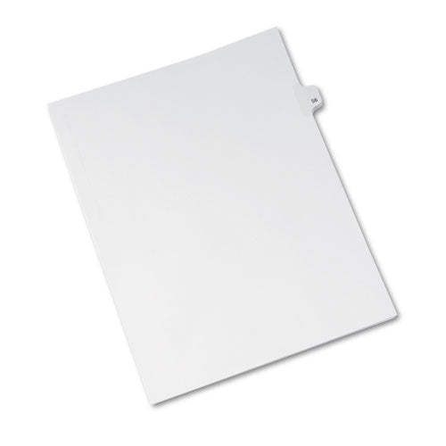 Avery® wholesale. AVERY Preprinted Legal Exhibit Side Tab Index Dividers, Avery Style, 10-tab, 56, 11 X 8.5, White, 25-pack, (1056). HSD Wholesale: Janitorial Supplies, Breakroom Supplies, Office Supplies.