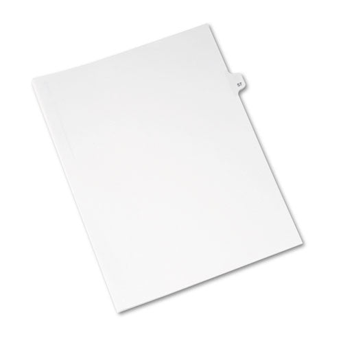 Avery® wholesale. AVERY Preprinted Legal Exhibit Side Tab Index Dividers, Avery Style, 10-tab, 57, 11 X 8.5, White, 25-pack, (1057). HSD Wholesale: Janitorial Supplies, Breakroom Supplies, Office Supplies.