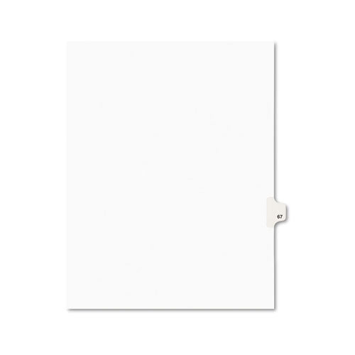 Avery® wholesale. AVERY Preprinted Legal Exhibit Side Tab Index Dividers, Avery Style, 10-tab, 67, 11 X 8.5, White, 25-pack, (1067). HSD Wholesale: Janitorial Supplies, Breakroom Supplies, Office Supplies.
